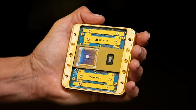 Microsoft’s new Majorana 2 quantum chip.
