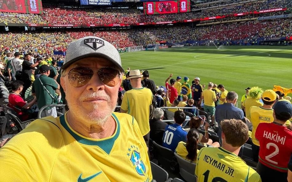 Massis durante jogo do Brasil (Foto: Reprodução/ Instagram)