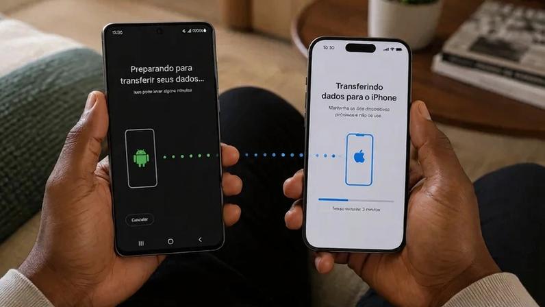 Como migrar entre Android e iPhone sem perder dados
