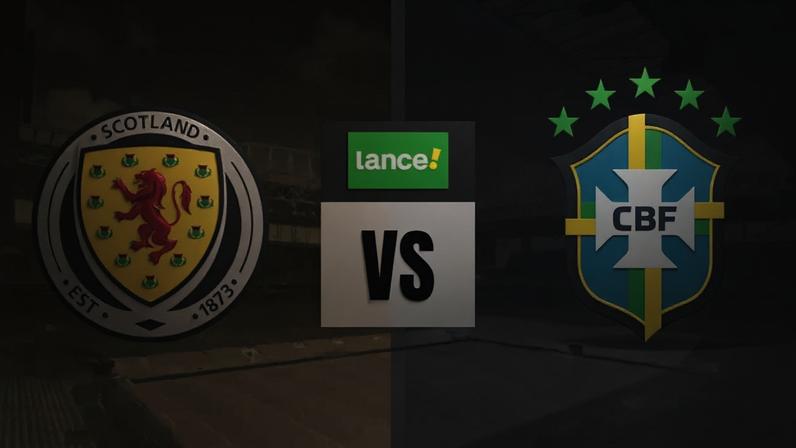Escudos de Escócia e Brasil para Palpites na Copa do Mundo