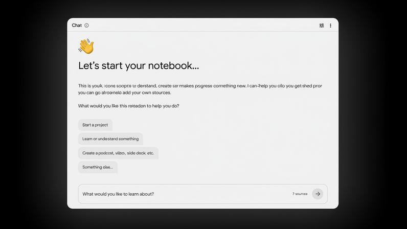 NotebookLM Gemini 3.5 traz computação em nuvem e auxílio na busca por fontes