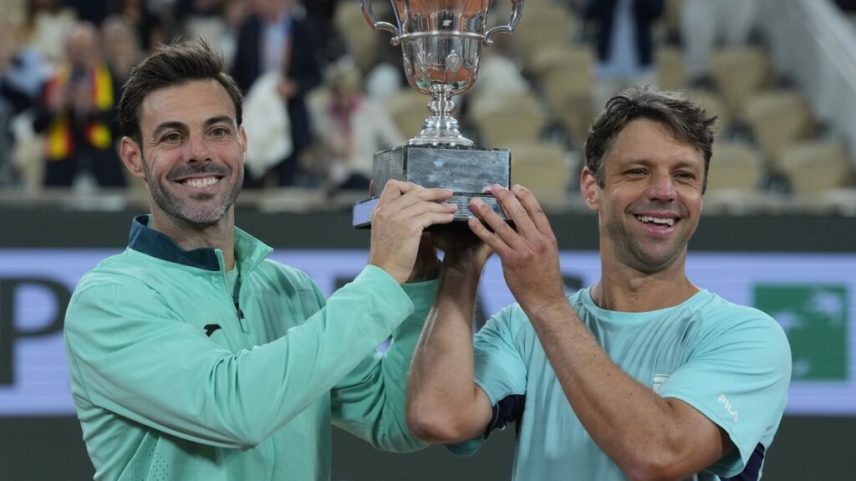 Marcel Granollers e Horacio Zeballos (Foto: Philippe Montigny / FFT)