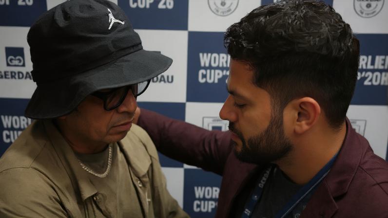 Ronaldinho e Hulk se reúnem em evento da Copa nos EUA