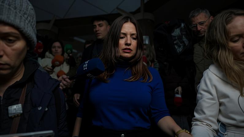 Elisa Mouliaá en una imagen de archivo a su salida de los juzgados de Plaza Castilla.