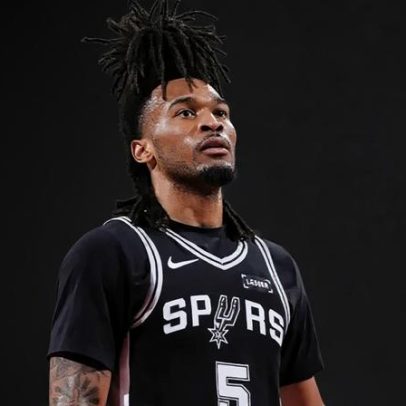 Stephon Castle recusa alívio após vitória do Spurs nas finais