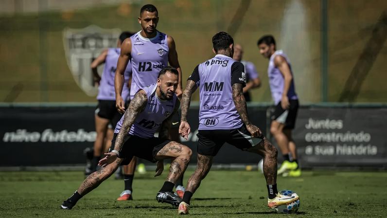 Treinamento Atlético (Foto: Paulo Henrique França / Atlético)