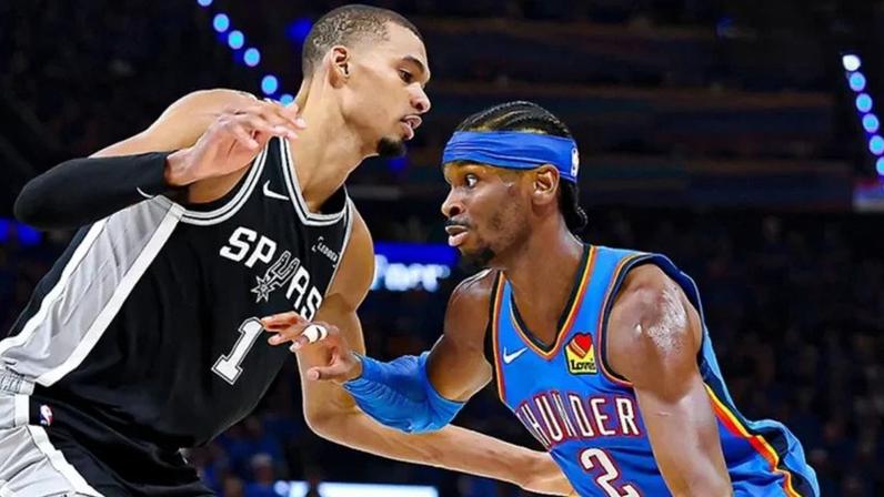 jogo Thunder Spurs playoffs
