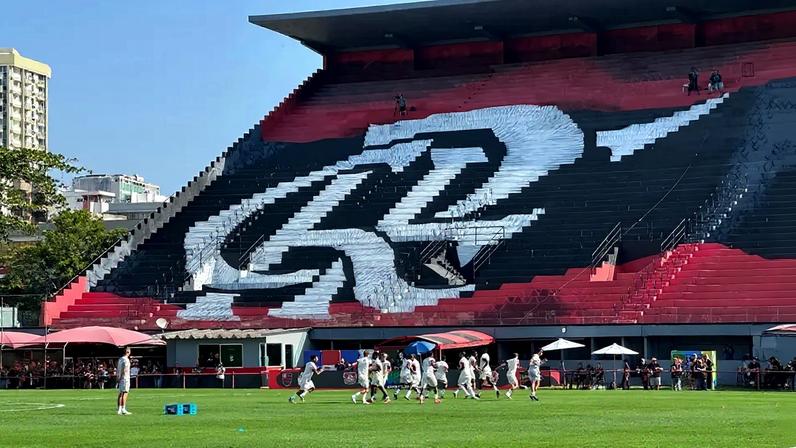 Estádio da Gávea recebe amistoso entre Flamengo Sub-20 e Bayer Leverkusen (Foto: Lucas Bayer/Lance!)