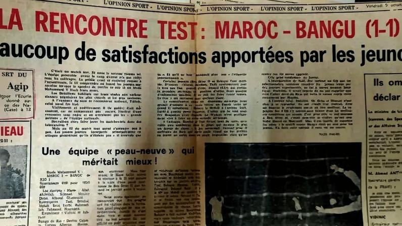 Bangu empatou com Marrocos em 1970 (Foto: Reprodução)