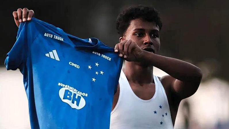 Ruan Índio marcou na vitória do Sub-20 do Cruzeiro (Foto: Gustavo Martins/Cruzeiro)