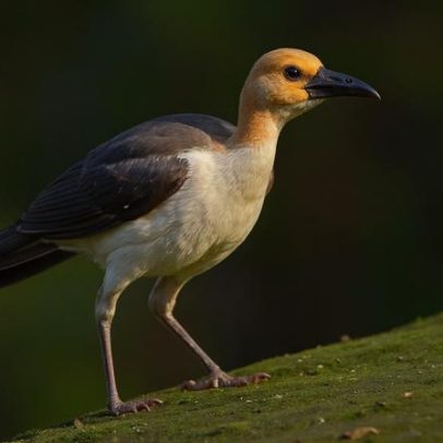 Alguns segundos com uma das aves mais raras da África Ocidental