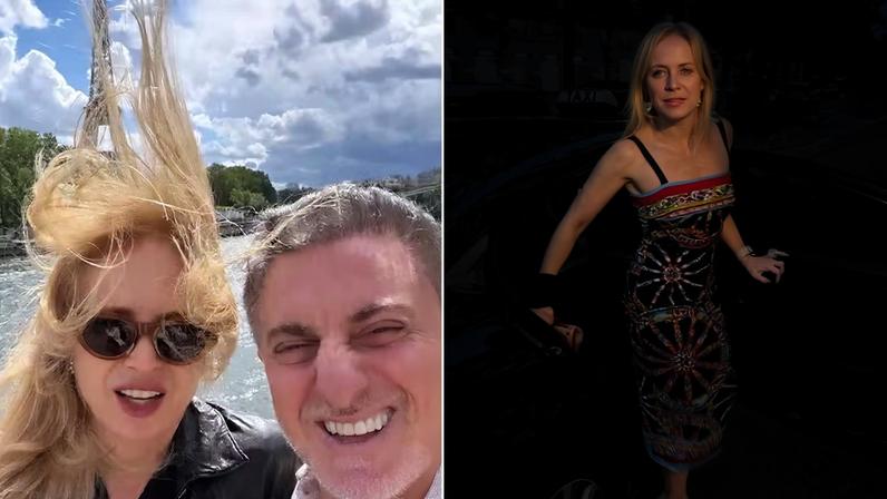 Angélica e Huck enfrentam ventania e chuva em Paris; vídeos