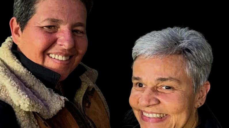 Adriane Bonato e Claudia Rodrigues — Foto: Reprodução/Instagram