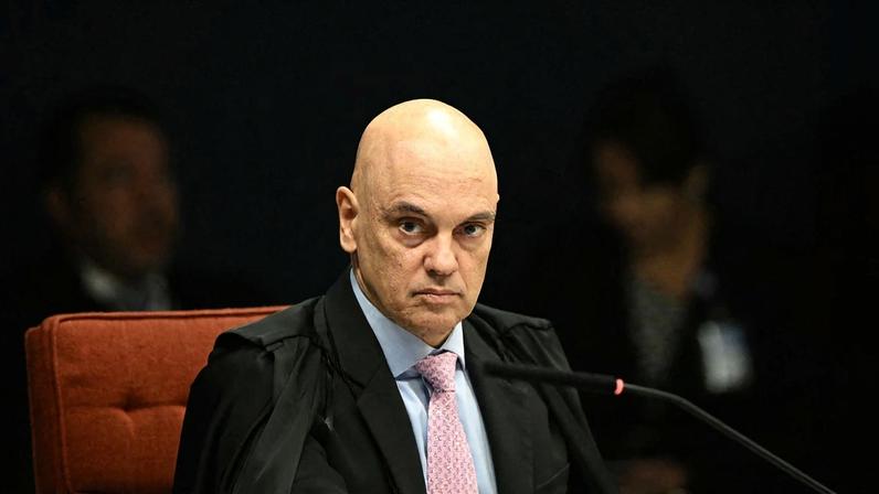 Moraes, do Supremo Tribunal Federal — Foto: Evaristo SA / AFP