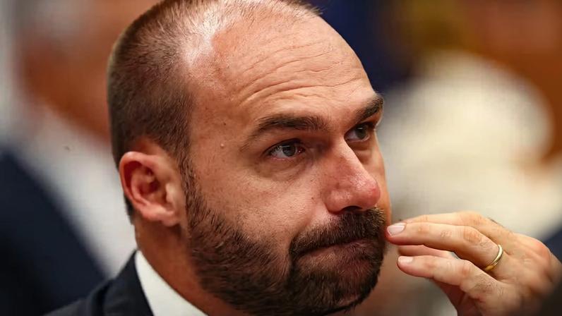 O ex-deputado Eduardo Bolsonaro — Foto: Wilton Junior/Estadão Conteúdo