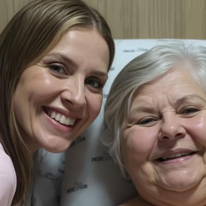 Vovó Naná do BBB 9 recebe visita de Ana Carolina Madeira no hospital