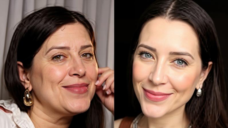 Andressa Ganacin mostra antes e depois de emagrecer — Foto: Reprodução/Instagram