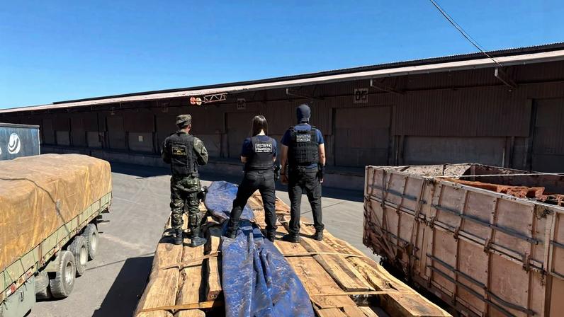 Operação na fronteira mantém maior apreensão de cocaína em madeira, diz Receita