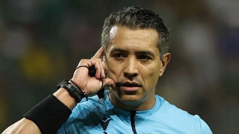 Árbitro Felipe Fernandes de Lima (Foto: Cesar Greco/Palmeiras/by Canon)