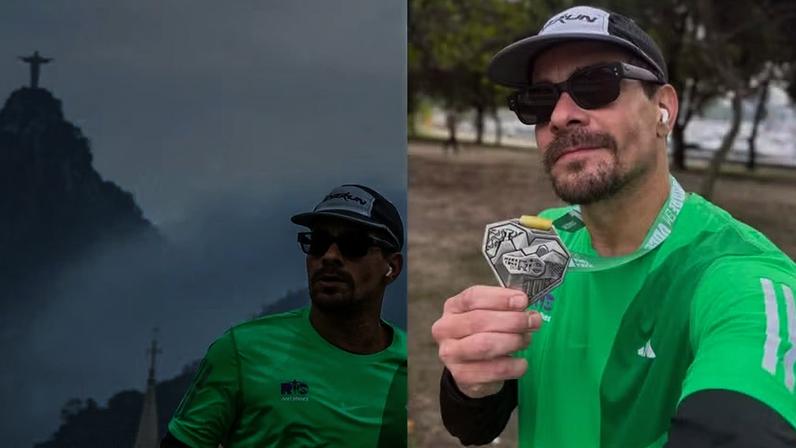 Thiago Martins corre Maratona do Rio — Foto: Reprodução | Instagram