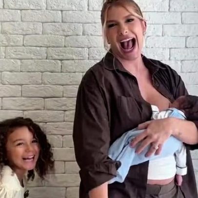 Bebê Levi, 19 dias, dança com Lore Improta e Liz; assista ao vídeo