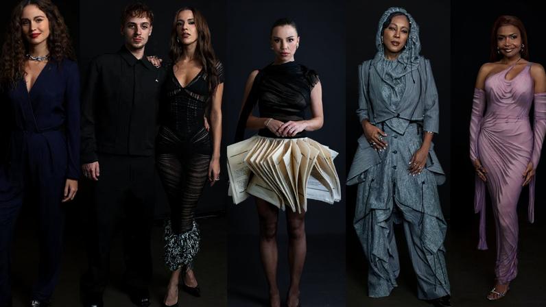 Alice Wegmann transforma livro em vestido e lidera desfile de famosos no Prêmio da Música Brasileira 2026; veja +20 looks
