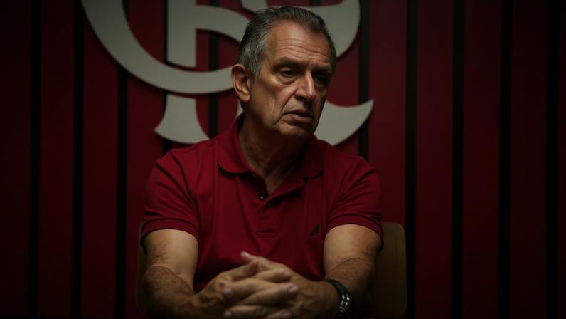 Luiz Eduardo Baptista (BAP) é o presidente do Flamengo (Foto: Reprodução/Flamengo TV)
