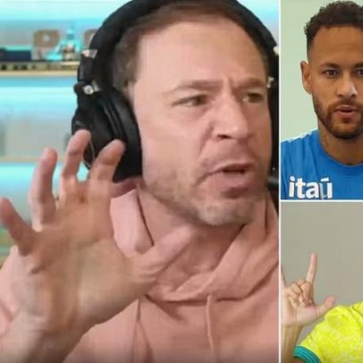 Tiago Leifert se irrita após vídeo viral defendendo Neymar e criticando Marta