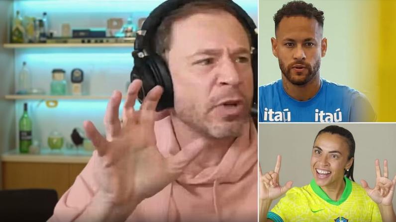 Tiago Leifert se manifestou após vídeo falando de Marta e Neymar viralizar
