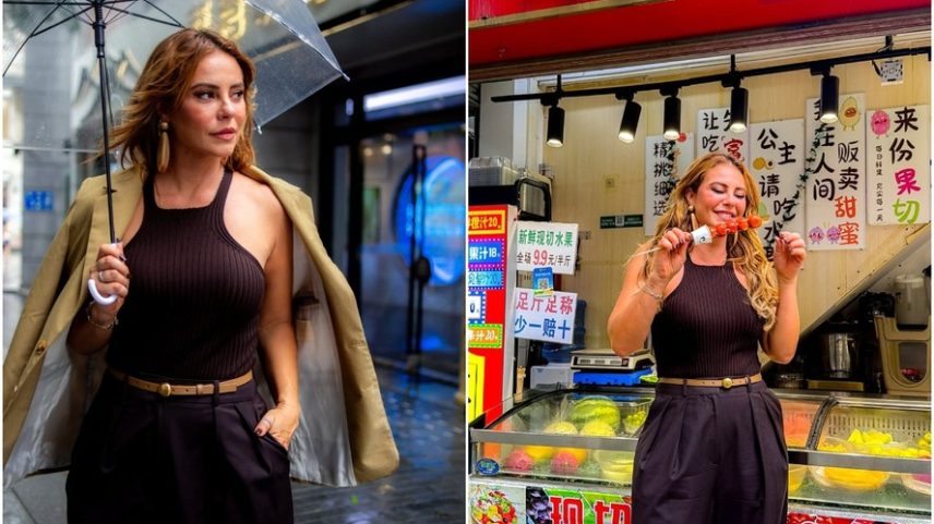 Paolla Oliveira abriu álbum de viagem à China — Foto: Reprodução/Instagram