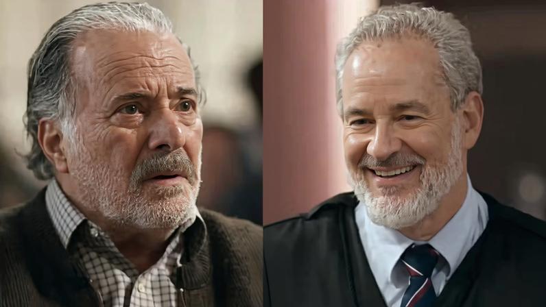 Tony Ramos e Dan Stulbach em 'Quem Ama Cuida' — Foto: Reprodução/Globo