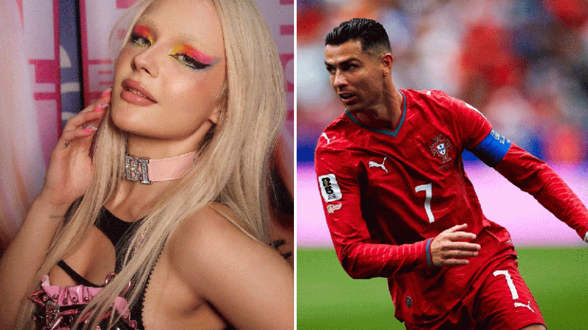 Bibi Babydoll e Cristiano Ronaldo — Foto: Reprodução/Instagram
