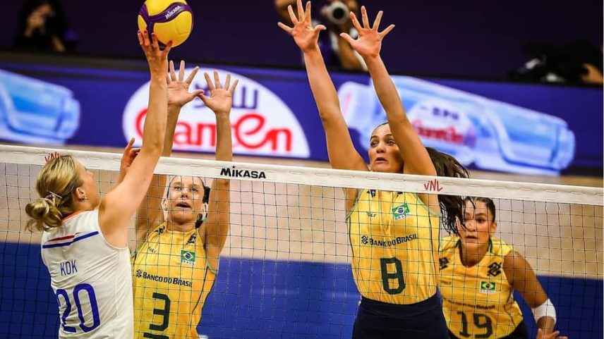 Brasil enfrenta República Dominicana pela Liga das Nações de Vôlei ao vivo