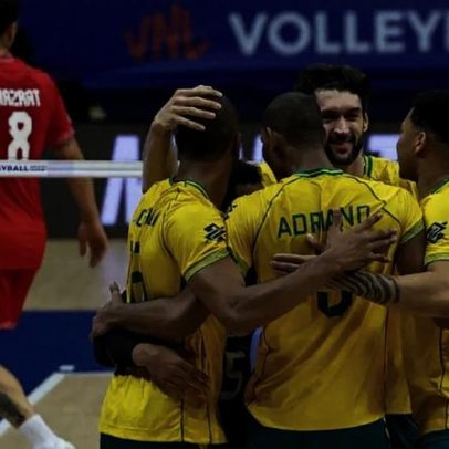 Brasil vence a Bélgica na VNL; confira os lances da vitória