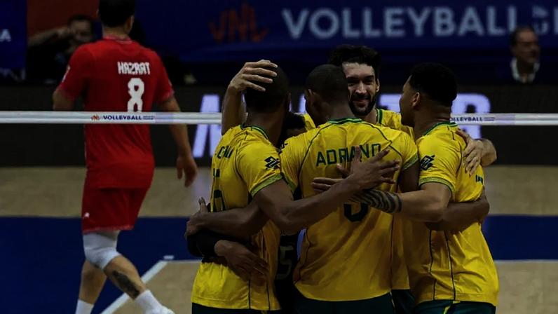 Brasil estreou na VNL com vitória sobre o Irã (Foto: Patricy Albuquerque/Soho/CBV)
