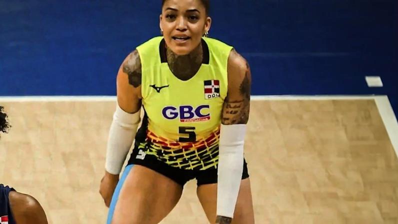 Brenda Castillo, líbero da República Dominicana (Foto: Volleyball World)