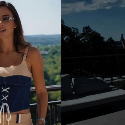 Bruna Biancardi, grávida, curte dia de folga com Neymar em Nova Jersey