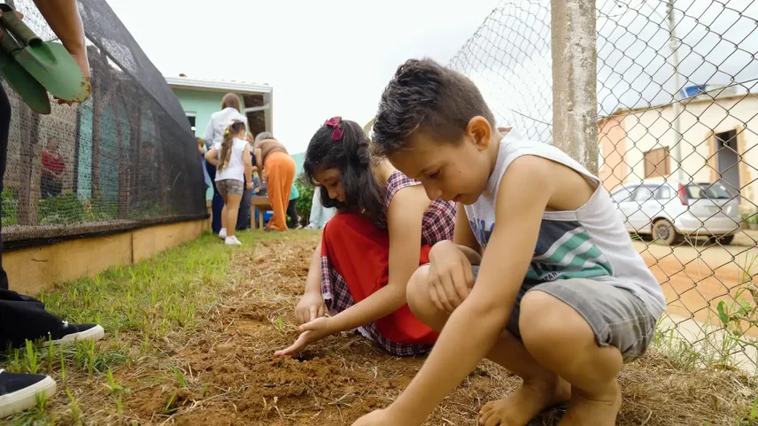 Projeto “Salas Abertas: Reconectar com a Natureza”. Foto: Lopes/Instituto Motiva