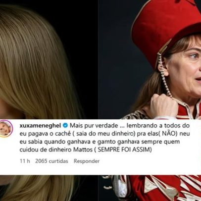 Ex-Paquita revela diferença salarial com Xuxa; apresentadora reage