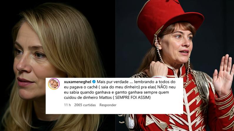 Xuxa comenta declaração de ex-paquita sobre salário — Foto: Reprodução/Instagram