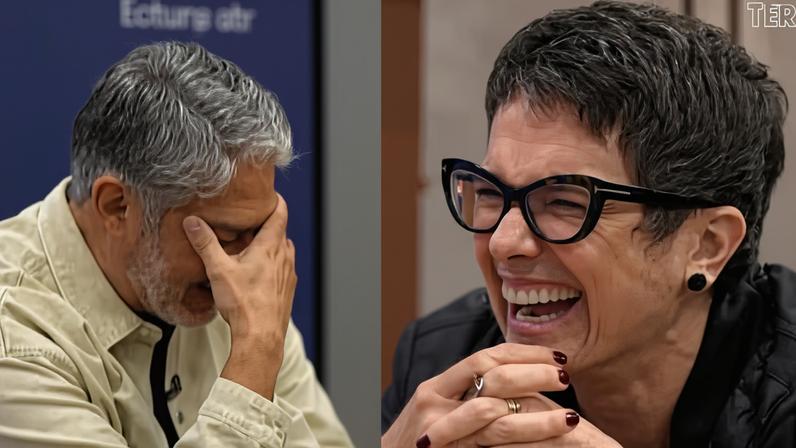 William Bonner e Sandra Annenberg riem de tombo fake — Foto: Reprodução/Instagram