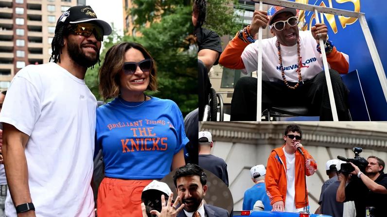 All the celebs at the Knicks Parade: Timothée Chalamet, Mariska Hargitay , more