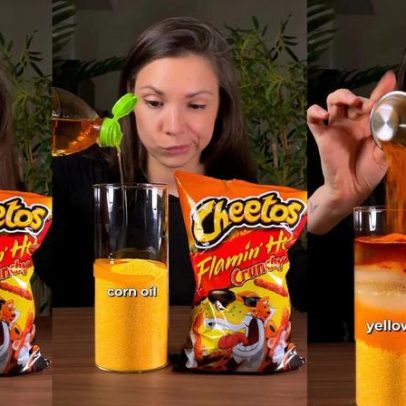 Caso envolve suposto desejo de consumir tubo proibido de Cheetos