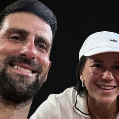 Sophia Chow visita Roland Garros por patrocinador e tira selfie com Djokovic