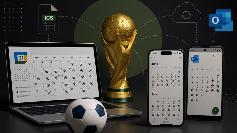 Como adicionar jogos da Copa do Mundo 2026 ao calendário no iPhone e Android