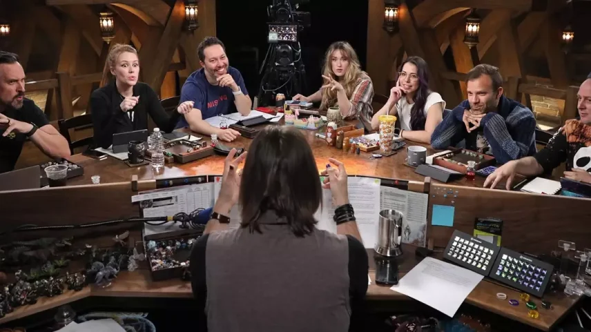 Critical Role durante uma de suas sessões (Reprodução)
