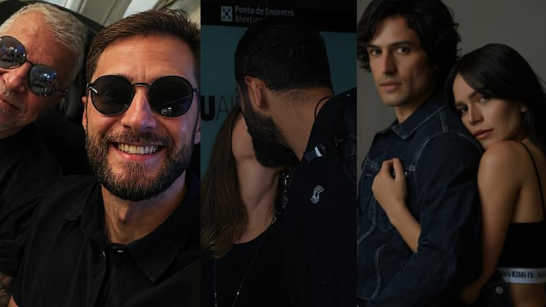 Famosos que vivem romances no off — Foto: Reprodução/Instagram, Clayton Felizardo/Brazil News e Reprodução/Instagram