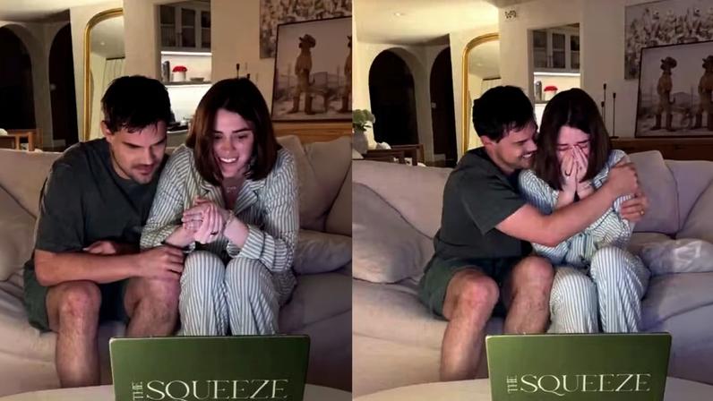 Taylor Lautner, de 'Crepúsculo', revela sexo do bebê que espera com a esposa — Foto: Reprodução/Instagram