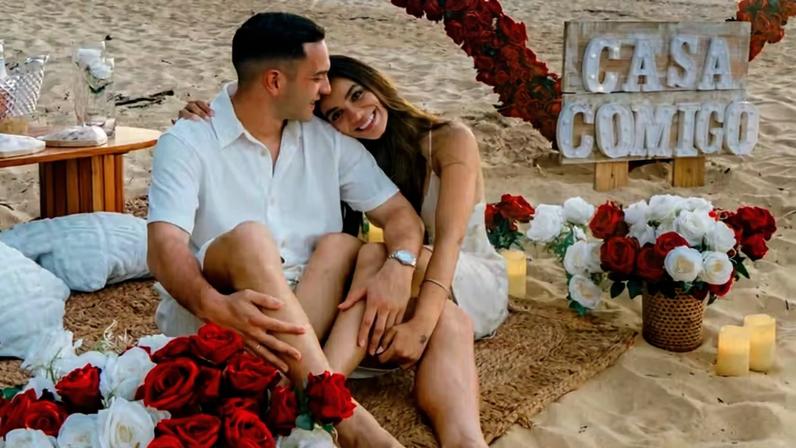 Keyt Alves, irmã de Key Alves, recebe pedido de casamento de ex-Palmeiras