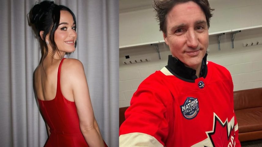 Katy Perry e Justin Trudeau — Foto: Reprodução/Instagram
